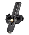Super Cool Fast Ripping Table Saw Jig Guide For 3/8 In X 3/4 In Slot With Smooth Roller Limiter For Accurate Woodworking, adjustable aluminum guide.