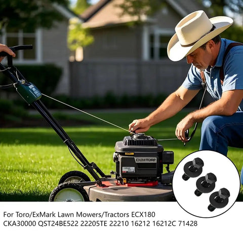 Replacement Blade Bolt And Washer Kit 3 Pack For Lawn Mower Decks, DIY Ready OEM Quality Hardware, Easy Install, Compatible With Toro Exmark TimeMaster Recycler Mowers, Durable Spare Parts Set For Quick Reliable Cut. Toro ExMark mower bolt kit on grass