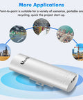 Long Range Outdoor Wireless Bridge For Point To Point Links 5.8 GHz 3 Km Extend Barn And Surveillance Networks antenna shown