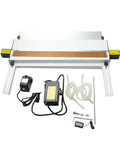 Heavy Duty Acrylic Heat Bending Machine With Integrated Water Cooling And Precision Angle Gauge For Smooth PVC Sign Shaping with 125 CM heated rail