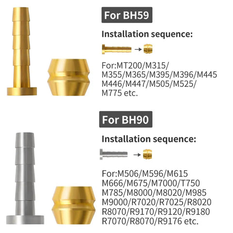 Beefed-Up 3000mm Hydraulic Disc Brake Hose Kit For Shimano BH59 BH90 Avid SRAM Magura Systems With 8 Olive Fittings, 8 Brass Inserts