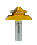 Grab This Knockout Lock Miter Router Bit For Flawless Woodworking Joints With Zero Sweat Setup And A Pro Grade Half Inch Shank, close-up view.