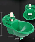 Heavy Duty Automatic Livestock Water Bowl For Farm Animals Featuring Self Filling Goat Sheep Cow Dog Drinker Cup, 23cm x 18cm