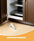 Built To Last Zinc Alloy Cold Storage Door Hinge For Commercial Freezers And Refrigerators With Anti Loosening Mechanism Moist Environment Ready Silver Finish on cabinet door