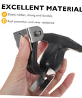 "Stainless Steel T Handle Draw Latches Set Of 2 With Rubber Cushioned Latch, shown with rust prevention material."