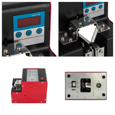 Auto Feed Screw Feeder Machine With Five Speed Settings And Dual Counting Modes For M1.0 To M5.0 Screws showing control panel and internal mechanism.