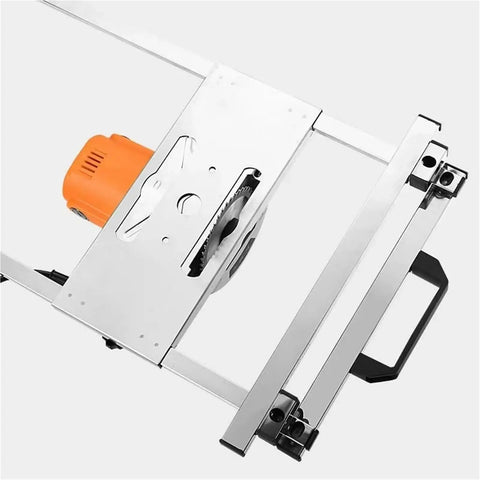 Premium Stainless Steel Cutting Machine Edge Guide Positioner For Trimmer Router view showing adjustable width and guide design.