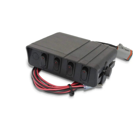 Universal 4 Circuit Hydraulic Multiplier Kit With Selector Valve, Couplers And Switch Box Control for Open Closed or FPC Systems
