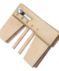 Wooden Mooring Tool For DIY Sailing Model Kits Dope Lightweight Display Tool with scale, wooden material, top view