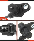 Close-up view of Set Of Two Front ABS Wheel Speed Sensors for Toyota Camry and Lexus ES350, showcasing sensor details and connectors.