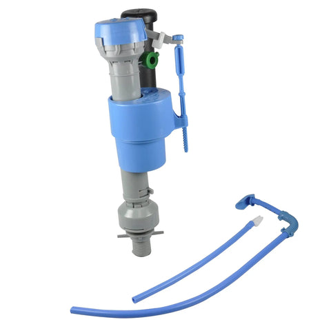 Water Saving Toilet Fill Valve Repair Kit With Built In Mini Valve And Leak Alert Adjustable Tank Refill Level Cleans Jets