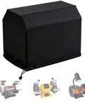 Workhorse Universal Bench Grinder Cover 19X13X16 Inch 600D Oxford Fabric Waterproof Dust Shield for protective storage.
