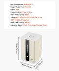 Hydrogen Inhalation Device With 99.99 Percent Purity And Separation Technology 225 mL Per Minute Dual Port Inhaler dimensions