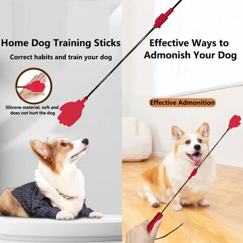 Foldable Dog Training Stick With Silicone Anti Slip Handle Portable Indoor Outdoor Training Whip For Puppies Durable Dog Tool