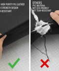 Comparison of bedside grounding mat vegan leather vs PVC material for tearing resistance. Bedside Grounding Mat For Sleep And Deep Relaxation No Electricity Needed Premium Grounding Pad Kit For Natural Energy Balance Stress Relief And Wellness Earth Energy Connection For Restful Nights.
