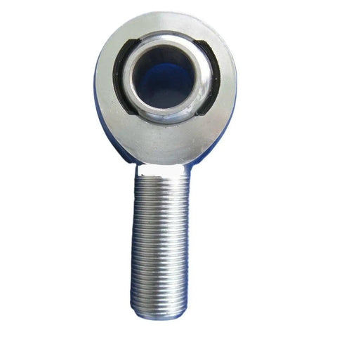 Two Pack Heavy Duty Right Hand Rose Joint Bearings Built For Precision Linkage Systems Smooth Oscillating Motion Rapid Installation - close-up view showing threaded end.