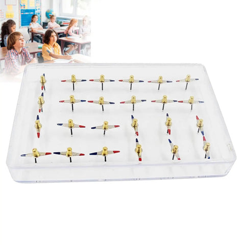 Hands-On Classroom Physics Demonstration Kit With Magnetic Molecular Model for visualizing magnetization and demagnetization