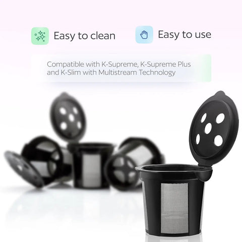 Reusable K Cups For Home Brewing K Supreme Series Multistream 5 Needle Machines K Supreme Plus K Slim K Duo Gen 2