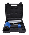 Heavy Duty Pneumatic Brad Nailer Built Damn Tough For Everyday Woodworking And Home Repair With An Ergonomic Grip in tool case.