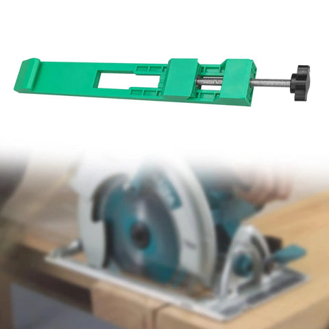 Workhorse Adjustable Wood Cutting Guide With Portable Circular Saw Fence And Hassle Free Milling Clamp for precise wood cuts.