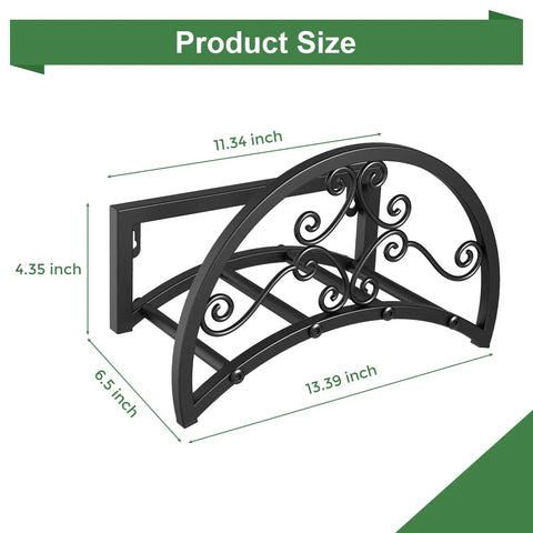 Heavy Duty Wall Mount Garden Hose Holder Holds 125 Ft Hose Up To 95 Lbs Weight Capacity Tough As Nails Metal Construction