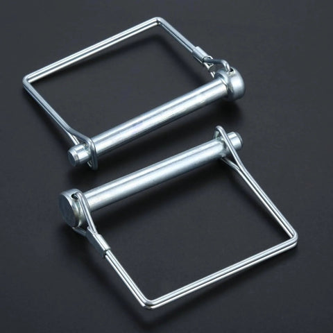 2 Pack 5/16 By 3-1/2 Inch Trailer Hitch Pins, Heavy Duty Steel Locking Pins For Utility Trailers, Lawn Mowers, Tow Hitches And Cargo Haulers