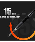 750W Soldering Iron Station 2 In 1 Hot Air Rework Station with fast warm-up feature and LCD Dual Digital Displays