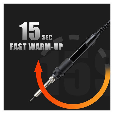750W Soldering Iron Station 2 In 1 Hot Air Rework Station with fast warm-up feature and LCD Dual Digital Displays