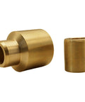 Brass shift shaft bushing set, two bushings (one stepped, one cylindrical) for MerCruiser stern drives