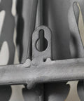 Close-up of the mounting hardware on a Wall Mounted Coat Rack With Slick Multi Hooks Sweet Creative Entryway Organizer.