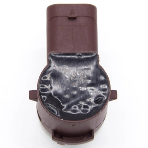 Bumper Parking Ultrasonic PDC Sensor Plug And Play Compatible With Tesla Model 3 And Model Y 2017 2023 OEM 1127502-11-D 112750211D 1127502-11 Front Or Rear Sensor, brown close-up