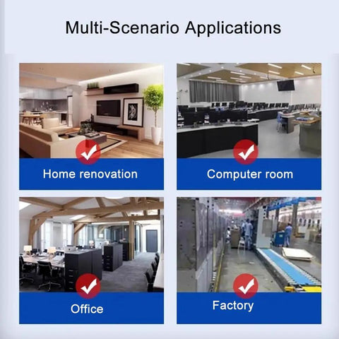 Ditch Those Pesky Wire Tangles Once And For All With Heavy Duty Stainless Steel Cable Trunking for office, home renovation, computer room, factory.