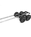 Oil Tank Trailer Chassis for 1 to 16 RC Cars Fits WPL B24 B16 B36 Kits Military Truck DIY Accessory with metal frame