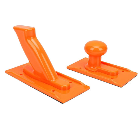 Two Pack High Strength Push Sticks Orange For Table Saw Router Jointer Non Slip Wear Proof Safety Blocks For Woodworking