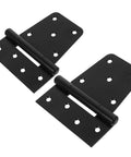 Heavy Duty Furniture Hinges Set In Black Carbon Steel With Screws Gate And Shed Door Hinges Smooth Low Noise Closing Right Or Left Hand Use