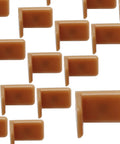 30 Pack L Shape Tack In Drawer Buffer Stops And Slide Stoppers With Anti Rust Nails displayed on white background.