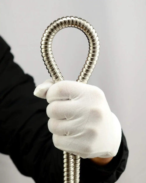 Hand gripping 100 Inch Universal Handheld Shower Hose With Stainless Steel And Polished Chrome Finish, Flexible Anti Kink Tubing