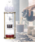 Premium Stainless Steel And Borosilicate Glass Cold Brew Coffee Maker Featuring Rapid Drip System for brewing smooth coffee.