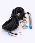 Inductive Proximity Sensor 8Mm M8 LJ8A3-2-Z/BX NPN Normally Open with 2mm sensing distance and 3-wire setup, includes hardware