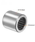 BH812 Needle Roller Bearing Full Complement Drawn Cup Open Half Inch ID Three Quarter Inch OD Three Quarter Inch Width Chrome Steel