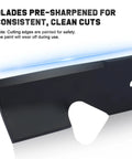 Z254F 54 Inch High Lift Mower Blades For Husqvarna Zero Turn Mowers Top Notch Replacement close-up view