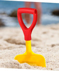 Four Pack Plastic Snow Shovel Handle Replacements For Shovels And Gardening Tools Easy Install D Shaped Grip Lightweight Durable Plastic