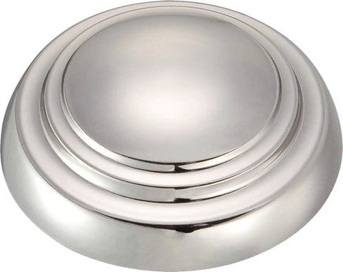Base of 4 Light Bath Vanity Wall Light In Polished Nickel Finish, 32.5 Inch Wide, Reversible 1730 Series Fixture, metal close-up