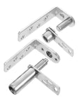 Heavy Duty Automatic Spring Loaded Stainless Steel Door Hinges With Self Closing Action For Cabinets And Doors Double Swing Pivot