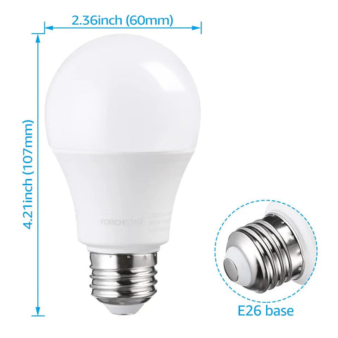 Lit Up Your Garage With This 1700LM Universal Garage Door Opener LED Bulb Pack Of 2, 15W, 100W Equivalent, A19 E26 Base