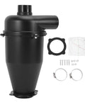 Heavy Duty Cyclone Dust Separator For Wet Dry Vacuums, durable PP ABS build with mounting hardware, designed for dust collection.