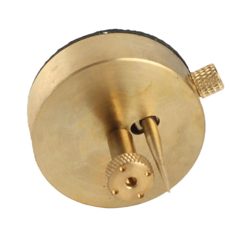 DIY Friendly Hairspring Support Stand For Watches Pro Grade Alloy Watch Repair Tool close-up showing gold alloy finish and pins