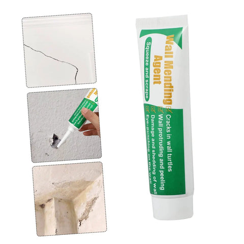 Two Pack Wall Repair Cream Kit With Scraper And Precision Applicator For Quick Interior And Exterior Crack Repair Self Adhesive Paste For DIY Home Projects