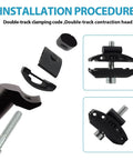 Pro Grade Aluminum Alloy Bike Seat Clamp For Seatpost Head And Saddle Pipe Screw Clamp For Seat Tube Conversion Secure Fit.