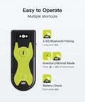 Bluetooth 5.0 2D Barcode Scanner With 2.4Ghz USB Adapter For Paper And Screen Barcodes showing shortcuts and buttons